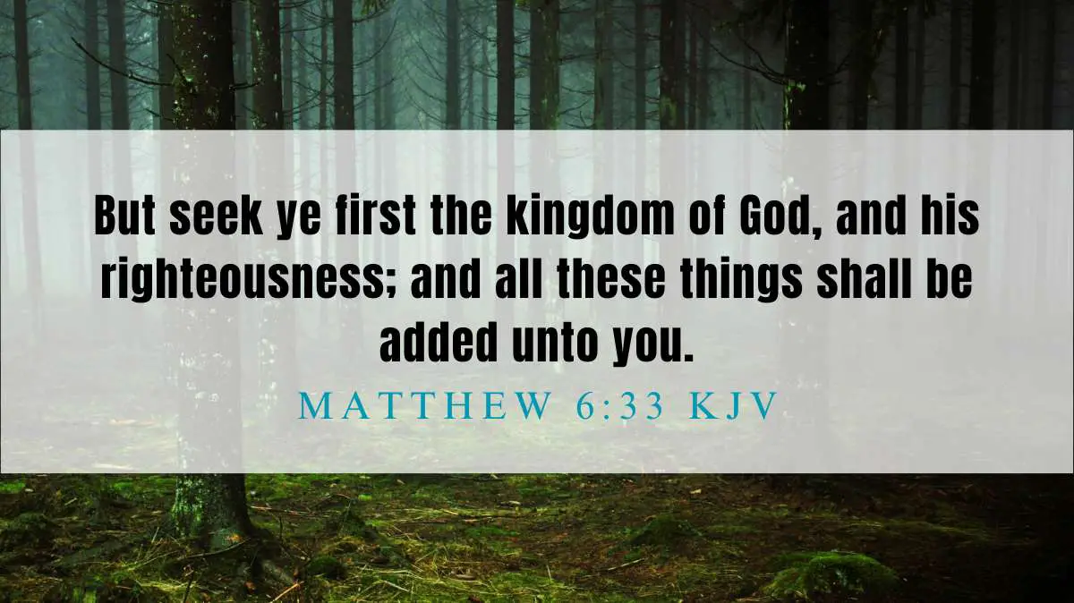 Powerful inspiration from Matthew 6:33 for September 2, 2024