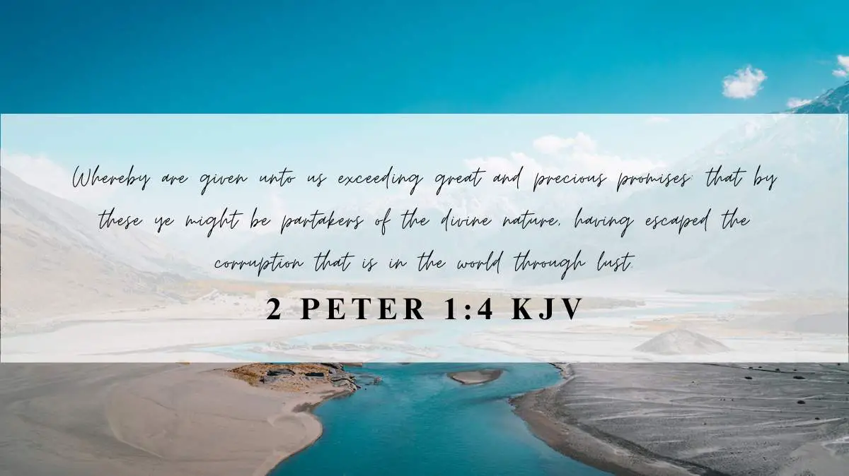 Powerful inspiration from 2 Peter 1:4 for September 12, 2024