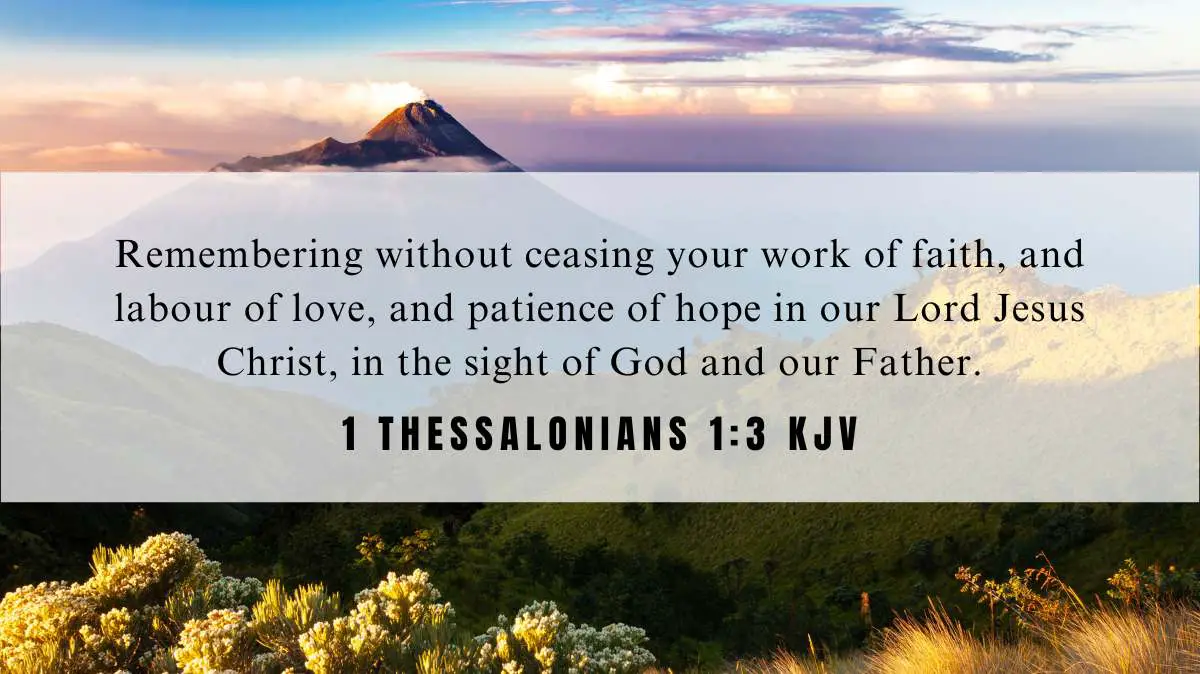 Powerful inspiration from 1 Thessalonians 1:3 for September 28, 2024