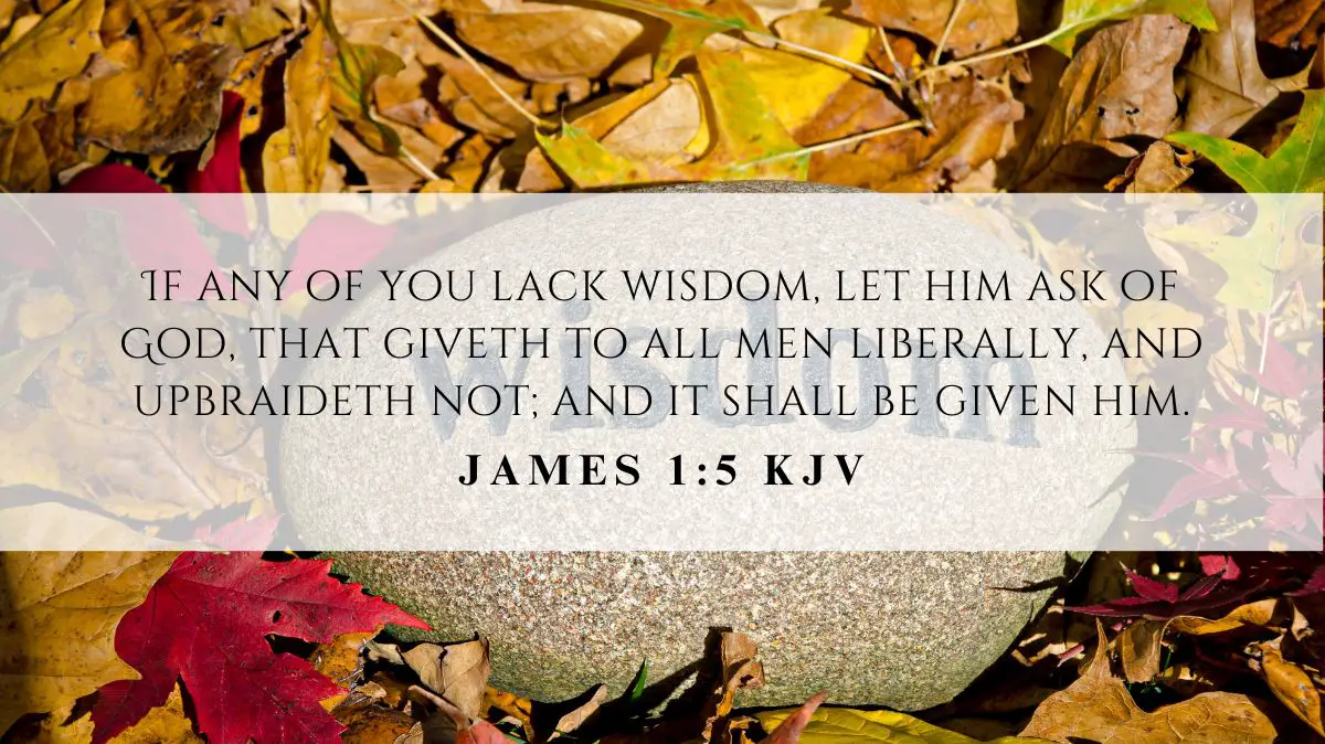 Powerful inspiration from James 1:5 for October 22, 2024