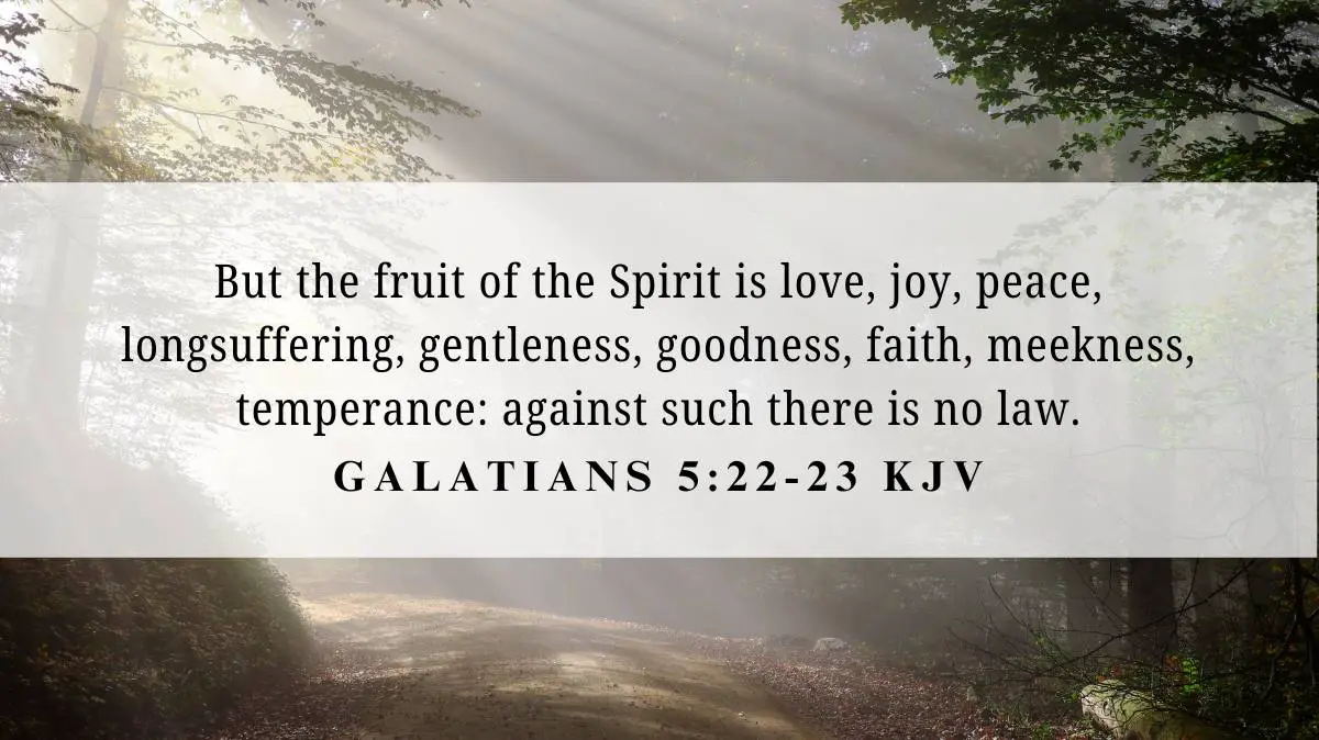 Powerful inspiration from Galatians 5:22-23 for October 31, 2024