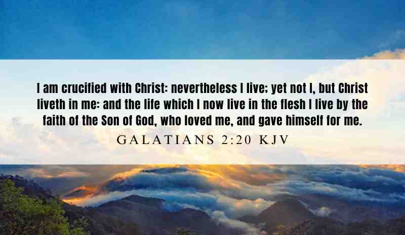 Powerful inspiration from Galatians 2:20 for November 21, 2024