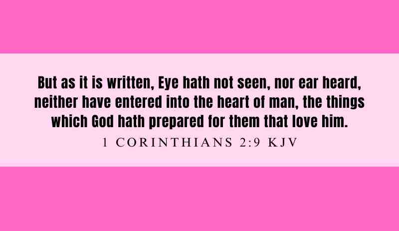 Powerful inspiration from 1 Corinthians 2:9 for November 29, 2024