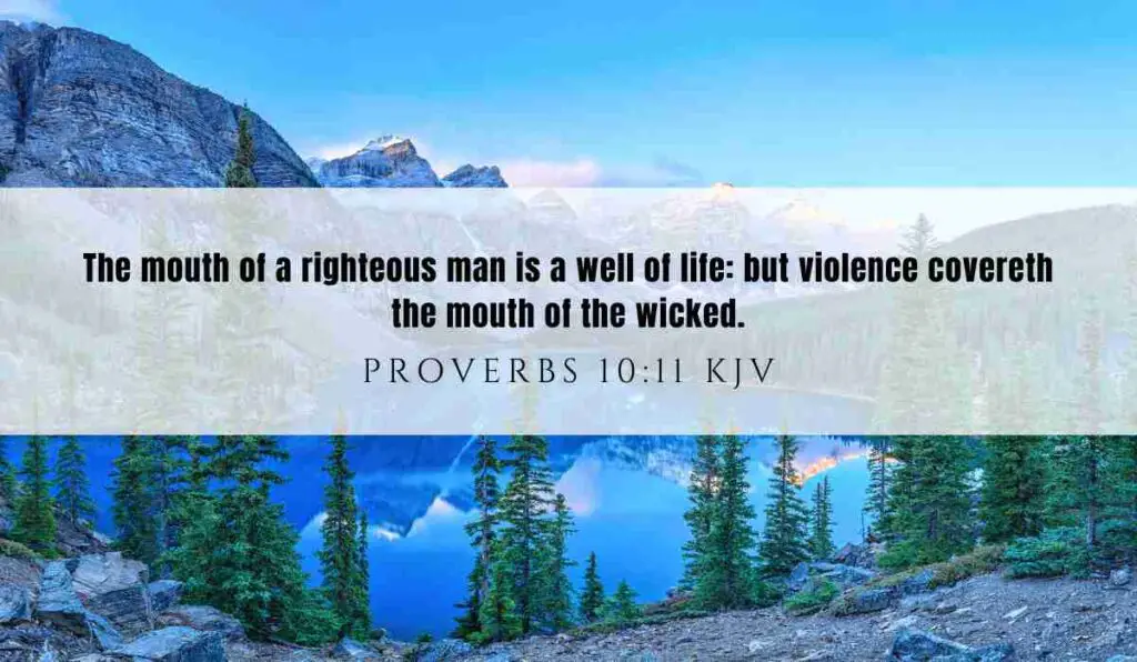 Powerful inspiration from Proverbs 10:11 for January 17, 2025