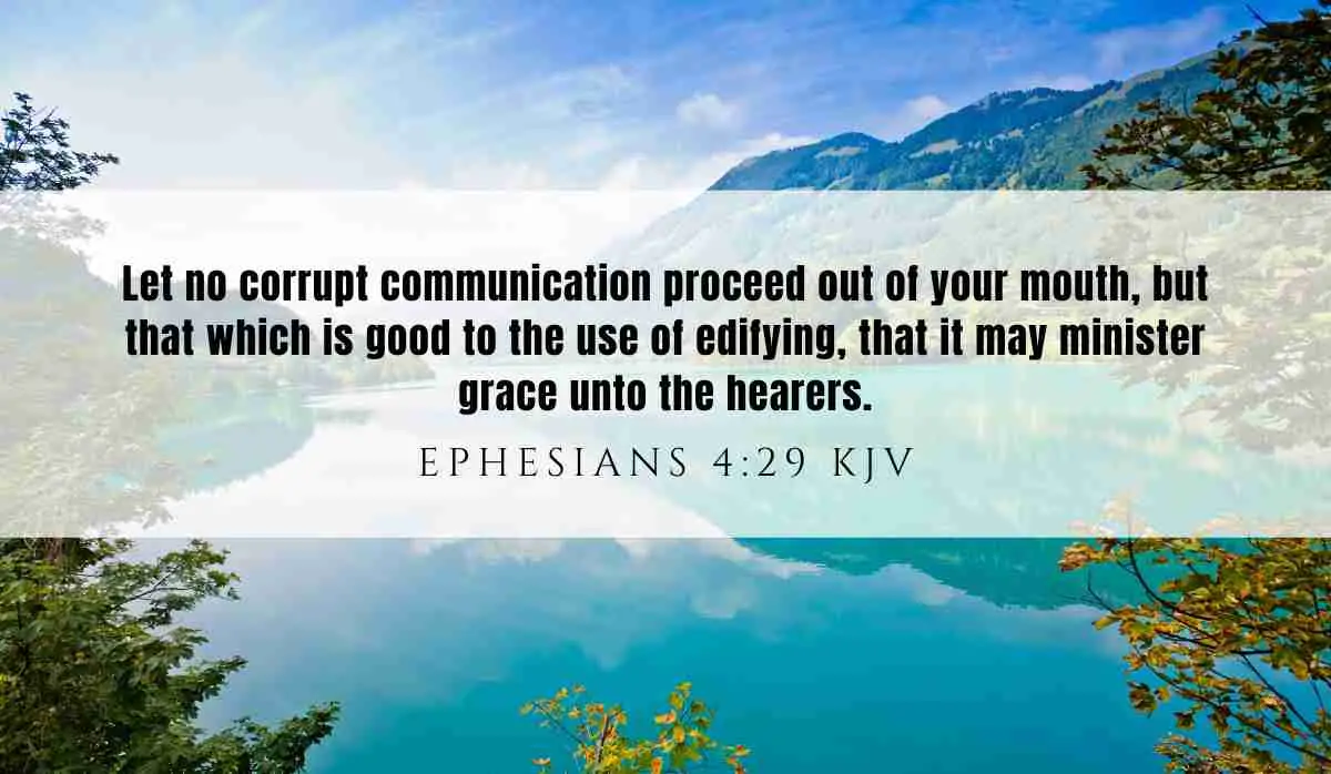 Powerful inspiration from Ephesians 4:29 February 11th 2025