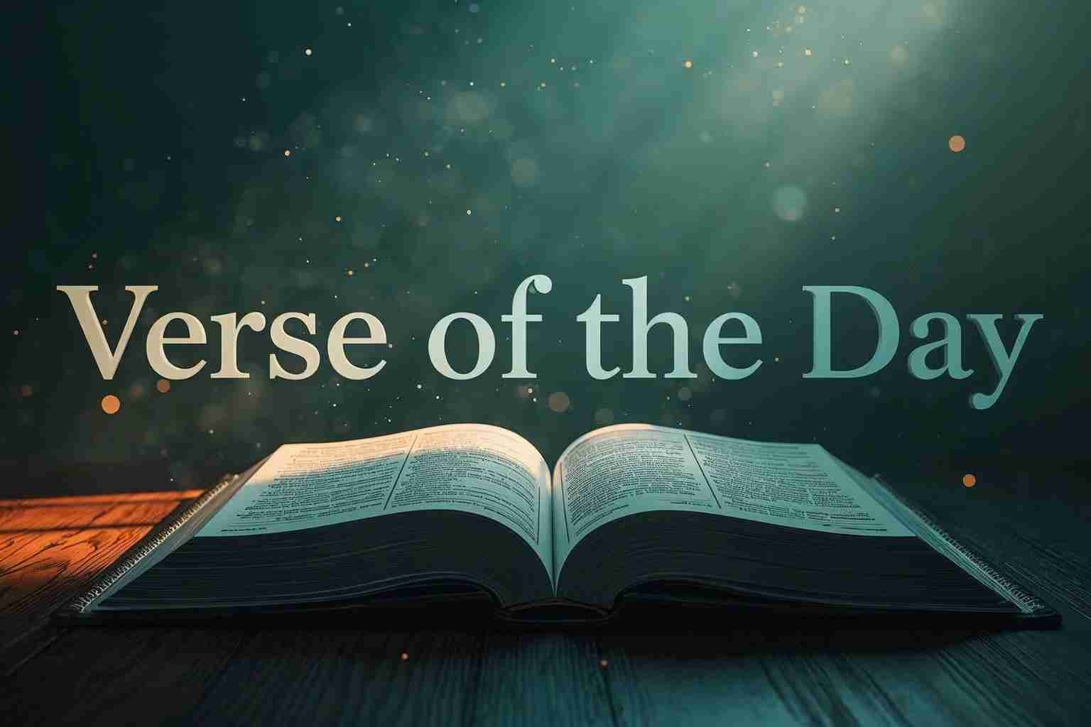 Verse of the Day – Today’s Bible Verse & Scripture of the Day