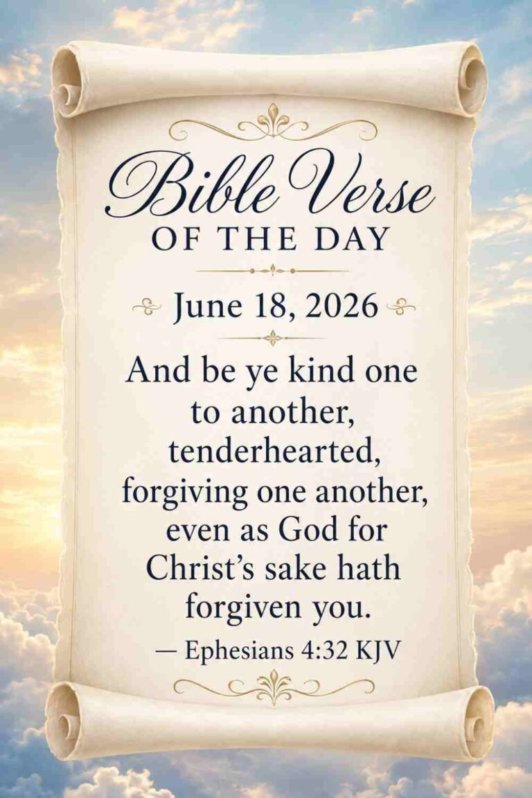 Reflection on Today's Verse from Ephesians 4:32 - June 18th 2026