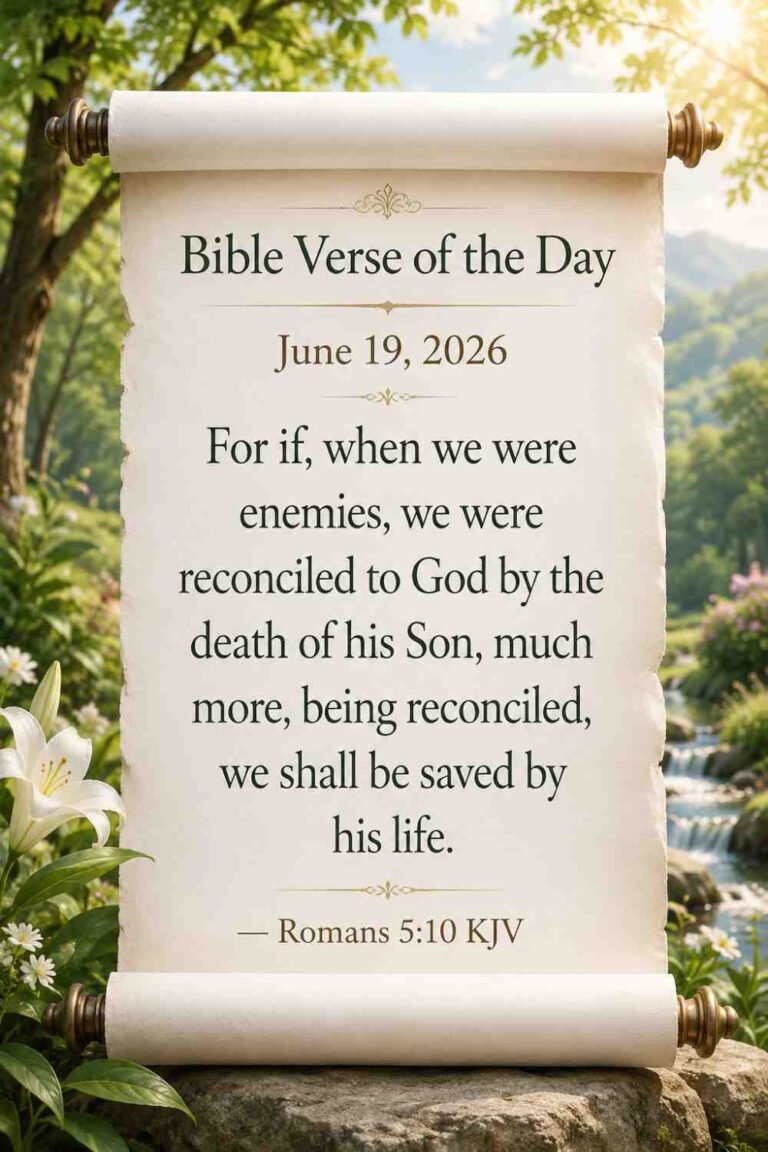 Reflection on Today's Verse from Romans 5:10 - June 19th 2026