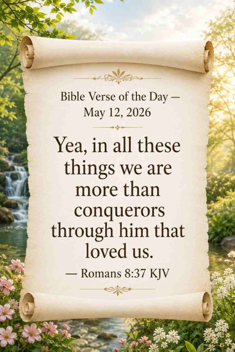 Reflection on Today's Verse from Romans 8:37 - May 12th 2026