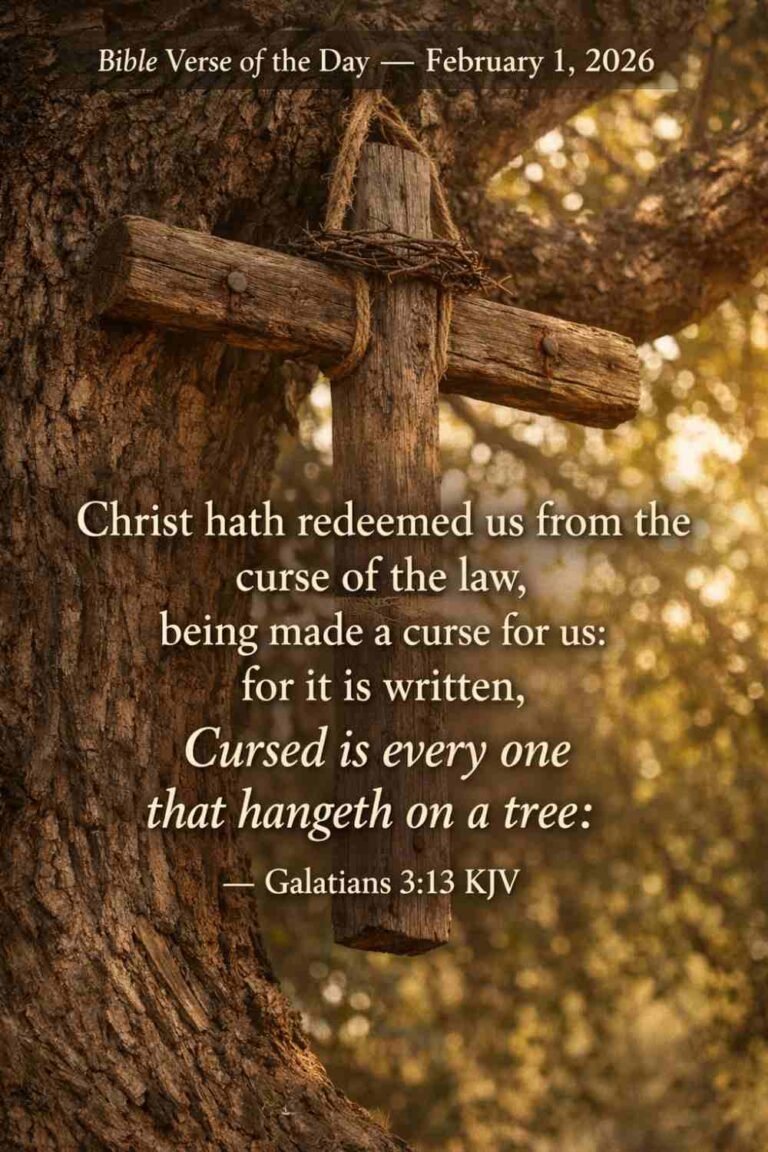 Reflection on Today's Verse from Galatians 3:13 - February 1st 2026