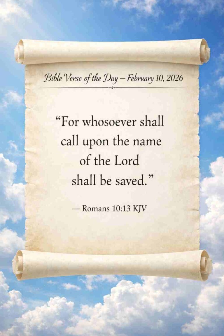 Reflection on Today's Verse from Romans 10:13 - February 10th 2026